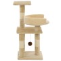 Rascador para gatos con postes de sisal 65 cm beige de vidaXL, Mobiliario para gatos - Ref: Foro24-170609, Precio: 37,21 €, D...