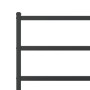 Bed frame with black metal headboard 140x190 cm by , Beds and slatted bases - Ref: Foro24-355365, Price: 87,83 €, Discount: %