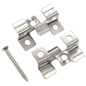 100 pcs platform clips and 200 stainless steel screws by vidaXL, Floors and carpets - Ref: Foro24-45063, Price: 33,99 €, Disc...