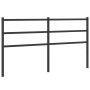 Black metal headboard 150 cm by , Headboards and footboards - Ref: Foro24-355399, Price: 31,70 €, Discount: %