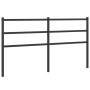 Black metal headboard 160 cm by , Headboards and footboards - Ref: Foro24-355400, Price: 30,70 €, Discount: %