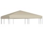 Gazebo awning 310 g/m² 3x3 m beige by vidaXL, Covers for tents and gazebos - Ref: Foro24-44778, Price: 100,89 €, Discount: %