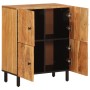 Beistellschrank aus massivem Akazienholz, 60 x 33 x 75 cm von , Sideboards - Ref: Foro24-356881, Preis: 134,87 €, Rabatt: %