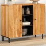 Solid acacia wood auxiliary cabinet 90x33x75 cm by , Sideboards - Ref: Foro24-356883, Price: 156,30 €, Discount: %