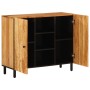 Solid acacia wood auxiliary cabinet 90x33x75 cm by , Sideboards - Ref: Foro24-356883, Price: 156,30 €, Discount: %