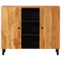 Solid acacia wood auxiliary cabinet 90x33x75 cm by , Sideboards - Ref: Foro24-356883, Price: 156,30 €, Discount: %