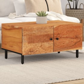 Mesa de centro madera maciza de acacia 80x50x40 cm de , Mesas de centro - Ref: Foro24-356860, Precio: 131,99 €, Descuento: %