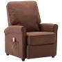 Brown fabric electric massage chair by , Electric massage chairs - Ref: Foro24-322450, Price: 177,53 €, Discount: %