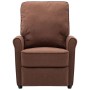 Brown fabric electric massage chair by , Electric massage chairs - Ref: Foro24-322450, Price: 177,53 €, Discount: %