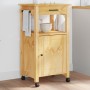 Carrito de cocina MONZA madera maciza de pino 48x40x90 cm de , Carros de cocina y comedor - Ref: Foro24-376088, Precio: 108,1...