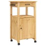 Carrito de cocina MONZA madera maciza de pino 48x40x90 cm de , Carros de cocina y comedor - Ref: Foro24-376088, Precio: 108,1...