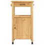 Carrito de cocina MONZA madera maciza de pino 48x40x90 cm de , Carros de cocina y comedor - Ref: Foro24-376088, Precio: 108,1...