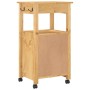 Carrito de cocina MONZA madera maciza de pino 48x40x90 cm de , Carros de cocina y comedor - Ref: Foro24-376088, Precio: 108,1...