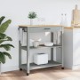 Carrito de cocina MONZA madera maciza de pino 84x40x90 cm de , Carros de cocina y comedor - Ref: Foro24-376104, Precio: 124,9...