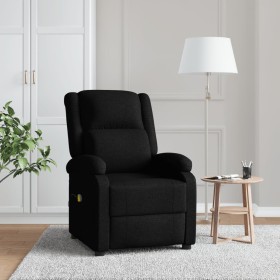 Sillón orejero de masaje de tela negro de , Sillones de masaje eléctricos - Ref: Foro24-348450, Precio: 249,99 €, Descuento: %