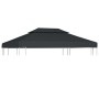 Gazebo awning 2 levels 310 g/m² 4x3 m anthracite gray by vidaXL, Covers for tents and gazebos - Ref: Foro24-44758, Price: 73,...