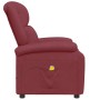 Sillón de masaje de cuero sintético rojo tinto de , Sillones de masaje eléctricos - Ref: Foro24-348465, Precio: 190,41 €, Des...