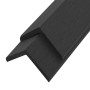 5 units of black WPC angular moldings 170 cm by vidaXL, Floors and carpets - Ref: Foro24-45020, Price: 65,62 €, Discount: %