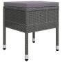 Juego de comedor de jardín de 5 piezas gris de , Conjuntos de jardín - Ref: Foro24-3068748, Precio: 358,27 €, Descuento: %