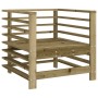 Garden furniture set 7 pieces impregnated pine wood by , Garden sets - Ref: Foro24-3186241, Price: 433,41 €, Discount: %