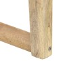 Braune Bank aus echtem Leder und massivem Mangoholz, 110 cm von , Ess- und Küchenbänke - Ref: Foro24-321833, Preis: 108,90 €,...