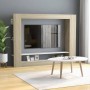 TV-Schrank aus Sperrholz in Weiß und Eiche, 152 x 22 x 113 cm von , TV-Möbel - Ref: Foro24-800743, Preis: 71,99 €, Rabatt: %