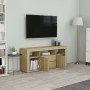 Oak-colored plywood TV cabinet 120x30x50 cm by , TV Furniture - Ref: Foro24-801817, Price: 108,79 €, Discount: %