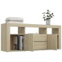 Oak-colored plywood TV cabinet 120x30x50 cm by , TV Furniture - Ref: Foro24-801817, Price: 108,79 €, Discount: %