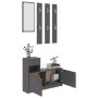 Gray plywood entrance furniture 100x25x76.5 cm by , Wardrobes - Ref: Foro24-802842, Price: 118,99 €, Discount: %