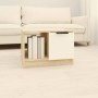 White and oak plywood coffee table 50x50x36 cm by , Coffee table - Ref: Foro24-811345, Price: 62,73 €, Discount: %