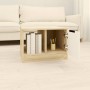 White and oak plywood coffee table 50x50x36 cm by , Coffee table - Ref: Foro24-811345, Price: 62,73 €, Discount: %