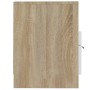 White and oak plywood TV cabinet 150x33.5x45 cm by , TV Furniture - Ref: Foro24-811462, Price: 114,41 €, Discount: %