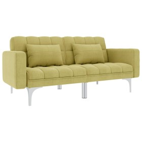 Green fabric sofa bed by , Sofas - Ref: Foro24-247217, Price: 315,99 €, Discount: %