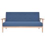 3 seater blue fabric sofa by , Sofas - Ref: Foro24-244656, Price: 266,62 €, Discount: %