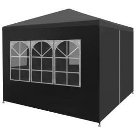 Carpa para celebraciones gris antracita 3x3 m de vidaXL, Carpas y cenadores - Ref: Foro24-45098, Precio: 96,76 €, Descuento: %