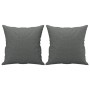 Sofá de 2 plazas con cojines tela gris oscuro 120 cm de , Sofás - Ref: Foro24-3200902, Precio: 229,11 €, Descuento: %