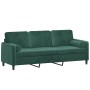 3-seater sofa with dark green velvet cushions 180 cm by , Sofas - Ref: Foro24-3200893, Price: 317,60 €, Discount: %