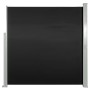 Toldo lateral retráctil 140x300 cm negro de vidaXL, Sombrillas - Ref: Foro24-45353, Precio: 70,03 €, Descuento: %