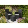 Keter Garden dining set 3 pieces Iowa graphite 223929 by , Garden sets - Ref: Foro24-408935, Price: 209,99 €, Discount: %