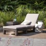 Keter Lounger with cushion Daytona brown by , Loungers - Ref: Foro24-420016, Price: 167,89 €, Discount: %