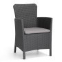 Keter Silla de jardín Miami grafito 216835 de , Sillas de jardín - Ref: Foro24-409074, Precio: 98,99 €, Descuento: %