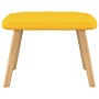 Silla de relajación taburete tela amarillo de , Sillones - Ref: Foro24-327541, Precio: 116,26 €, Descuento: %