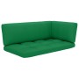 Eckgartensofa aus weiß imprägnierten Kiefernholzpaletten von , Modulare Sofas für den Außenbereich - Ref: Foro24-3066570, Pre...