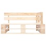 Corner sofa made of impregnated pine wood garden pallets by , Modular outdoor sofas - Ref: Foro24-3066608, Price: 122,50 €, D...