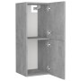 Juego de muebles de baño madera de ingeniería gris hormigón de , Muebles de baño - Ref: Foro24-3071211, Precio: 330,25 €, Des...