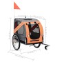 Orange und grauer Fahrradanhänger für Haustiere von vidaXL, Kinderwagen für Haustiere - Ref: Foro24-91764, Preis: 163,76 €, R...