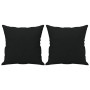 2-seater sofa with black microfiber fabric cushions 120 cm by , Sofas - Ref: Foro24-3200968, Price: 253,65 €, Discount: %