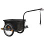 Black 50 L bicycle trailer by vidaXL, Bicycle trailers - Ref: Foro24-91773, Price: 122,99 €, Discount: %