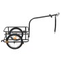 Black 50 L bicycle trailer by vidaXL, Bicycle trailers - Ref: Foro24-91773, Price: 122,99 €, Discount: %