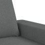 3-seater sofa with stool in dark gray fabric 180 cm by , Sofas - Ref: Foro24-3201152, Price: 397,32 €, Discount: %